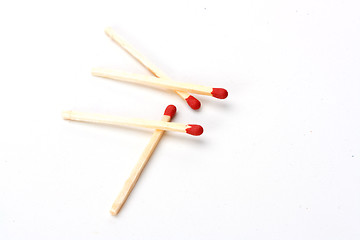 Image showing The matches