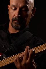 Image showing Bassist