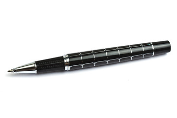 Image showing Black Ballpoint Pen Isolated On White