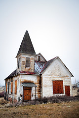 Image showing old abandoned church