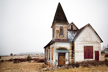 Image showing abandoned rural church