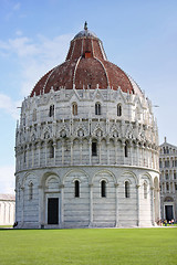 Image showing Baptistry of St. John in Pisa, Tuscany, Italy 
