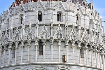 Image showing Baptistry of St. John in Pisa, Tuscany, Italy 