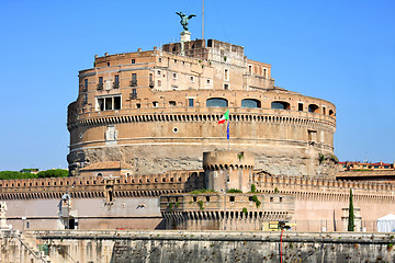 Image showing Castel Sant' Angelo in Rome, Italy 