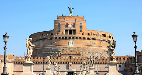 Image showing Castel Sant' Angelo in Rome, Italy 