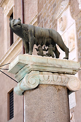 Image showing Romul and Remus in Rome, Italy