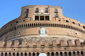 Image showing Castel Sant' Angelo in Rome, Italy 