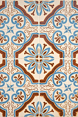 Image showing Portuguese glazed tiles.