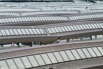 Image showing Railway station abstract