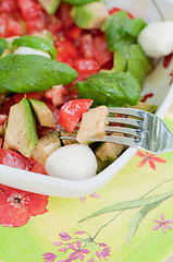 Image showing Multicolored salad