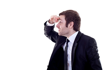 Image showing business man looking forward