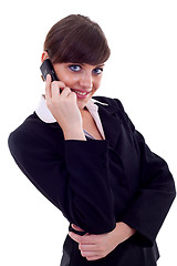 Image showing Business woman on Phone