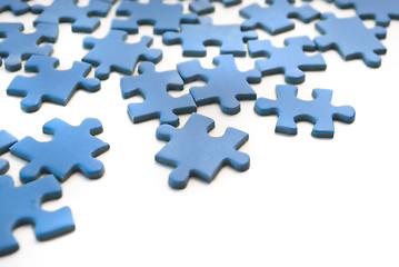 Image showing Blue puzzle