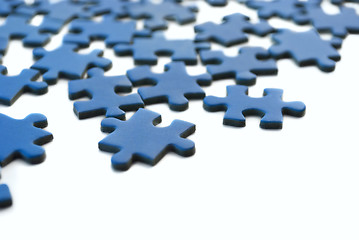 Image showing Blue puzzle