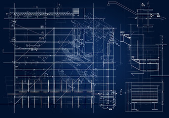 Image showing Architectural blueprint