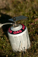 Image showing Gas container