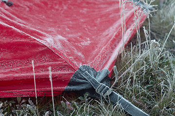 Image showing Frozen tent