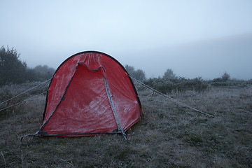 Image showing Frosty tent