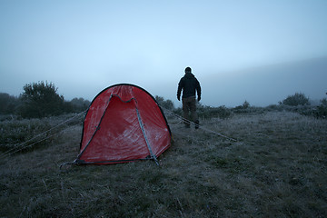 Image showing Frosty tent 