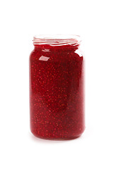 Image showing homemade raspberry jam