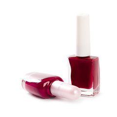 Image showing two bottles of nail polish