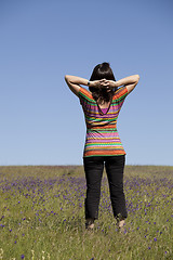 Image showing Enjoying life in the spring