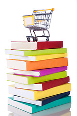 Image showing Buying books