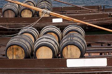 Image showing Wine barrels