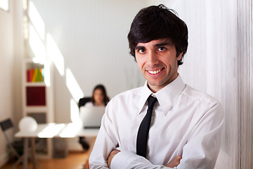 Image showing Businessman at the office