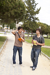 Image showing Students outdoor