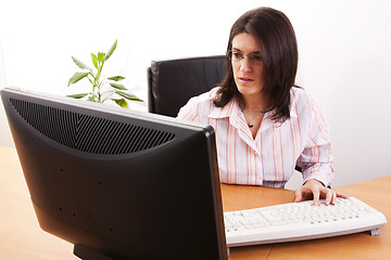 Image showing businesswoman working