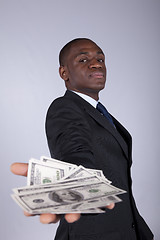 Image showing Rich african businessman 