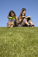 Image showing Learning and enjoying nature