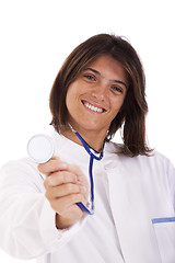 Image showing Friendly female doctor