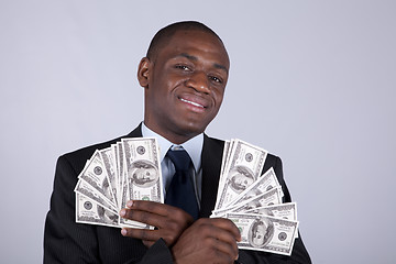 Image showing Rich african businessman 