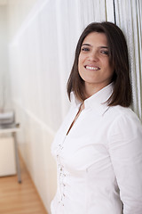 Image showing Modern businesswoman at her office