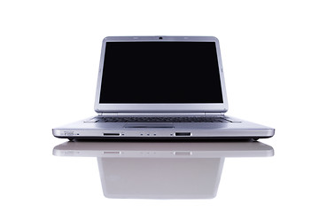 Image showing Laptop with copy space screen