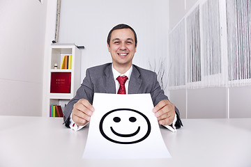 Image showing Very happy businessman 