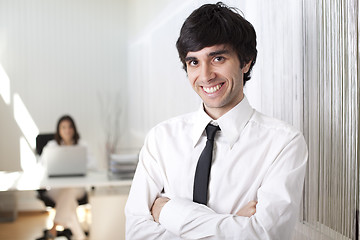 Image showing Businessman at the office