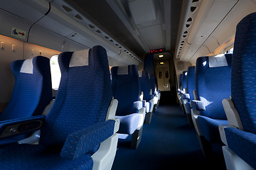 Image showing Speed train interior