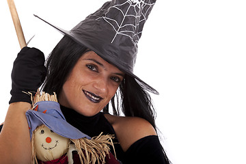 Image showing Halloween witch