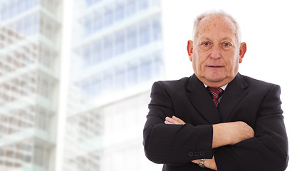 Image showing Happy senior businessman