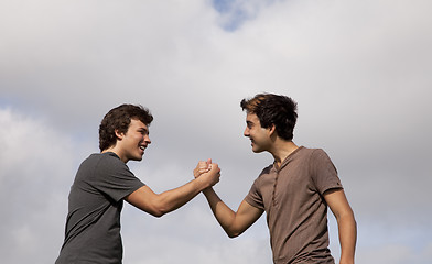 Image showing Teenager friendship