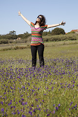 Image showing Enjoying life in the spring