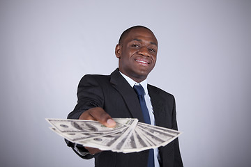 Image showing Rich african businessman 