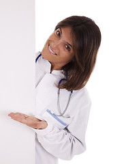 Image showing Friendly female doctor