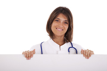 Image showing Friendly female doctor