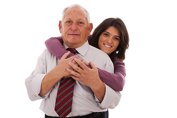 Image showing happy father and daughter