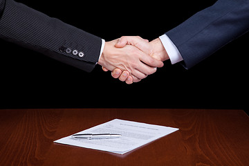 Image showing Closing the contract