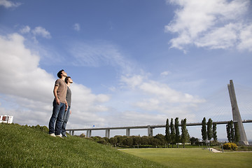 Image showing Teenager in the park